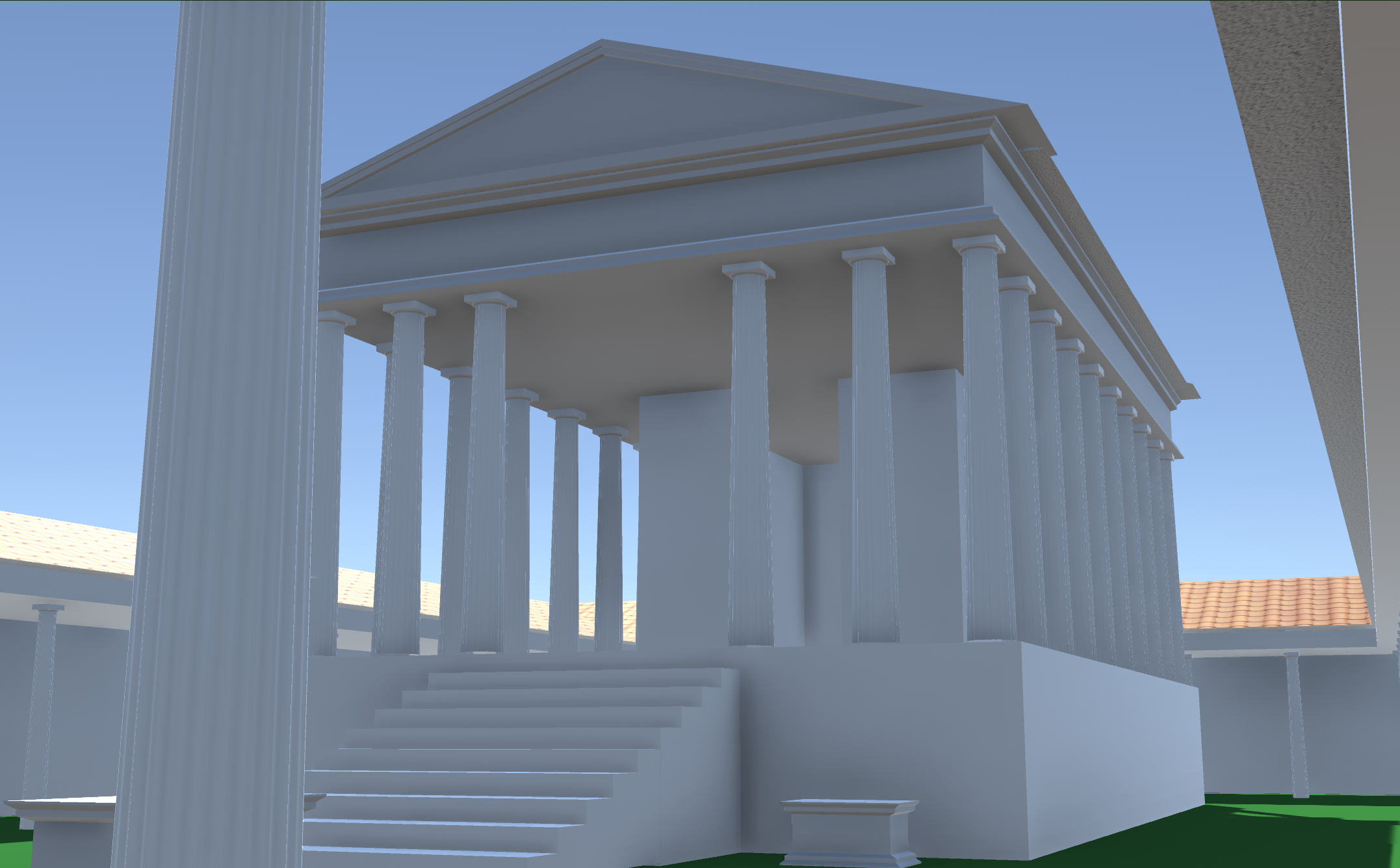 Game view screenshot of the Temple of Apollo